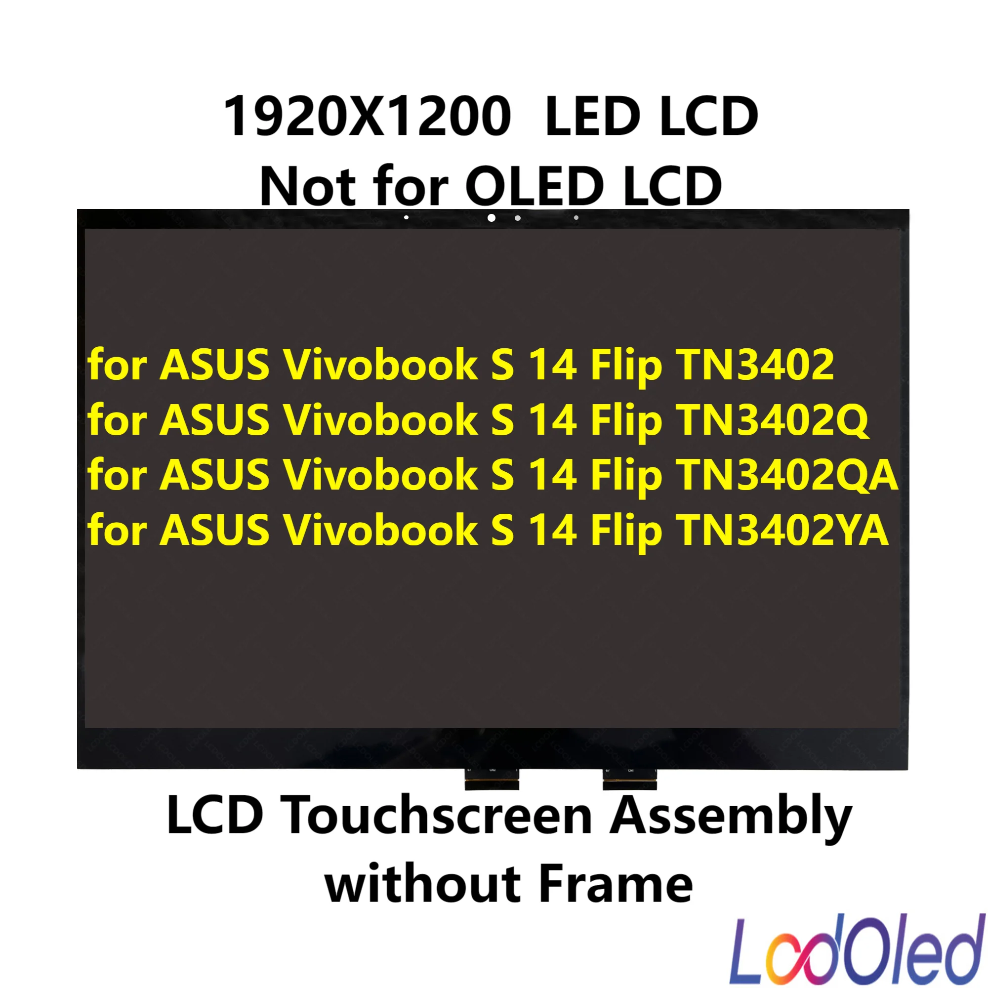 LCD ġ ũ Ÿ , ASUS Vivobook S 14 ø TN3402 TN3402Q TN3402QA TN3402YA 1920X1200, 14.0 ġ